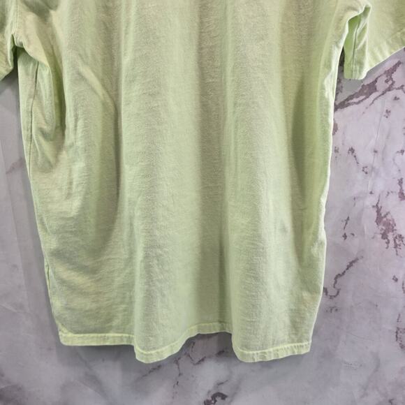 Carhartt T Shirt Womens Medium Green Short Sleeve Lime Neon Hi Vis Crew K87 W - Picture 7 of 10